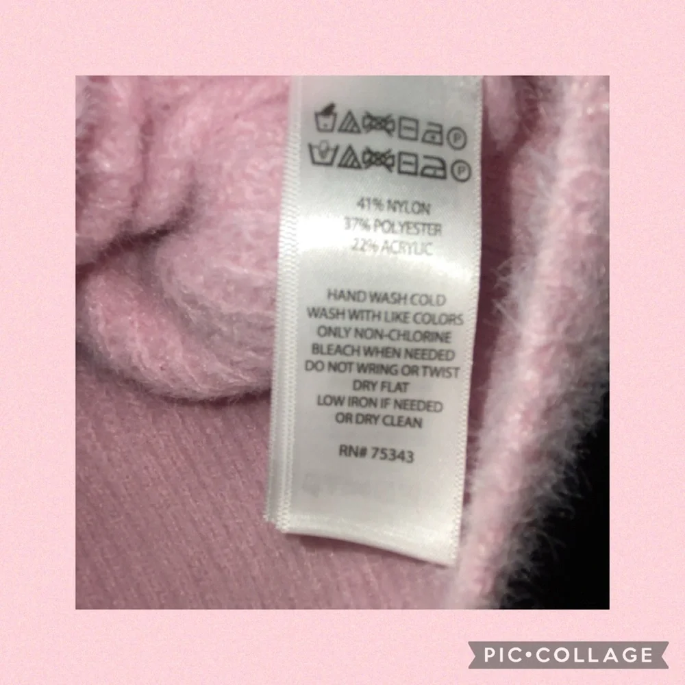 Pink Women's Sweater - Picture 3 of 3